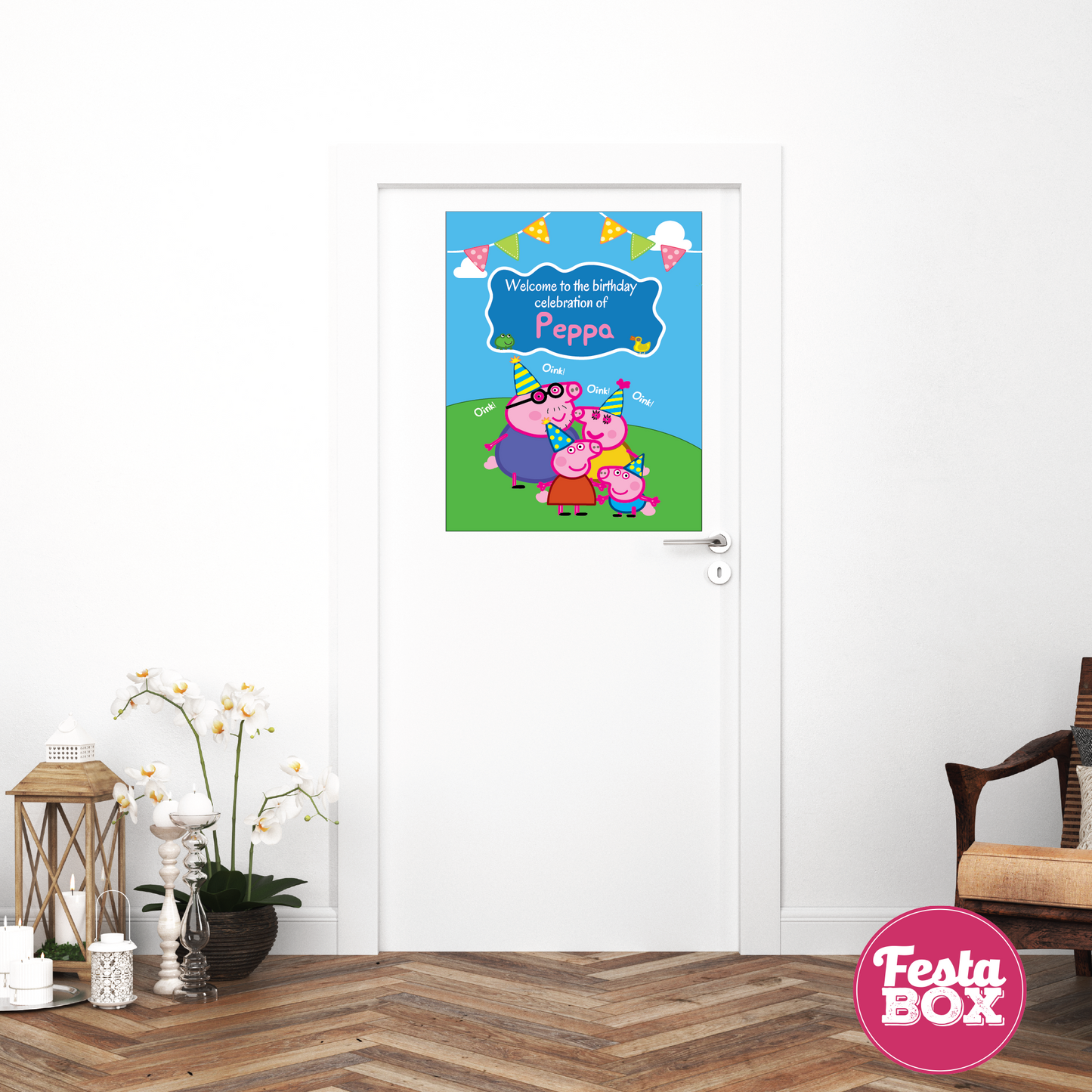 Birthday Party Box - Peppa Pig Theme