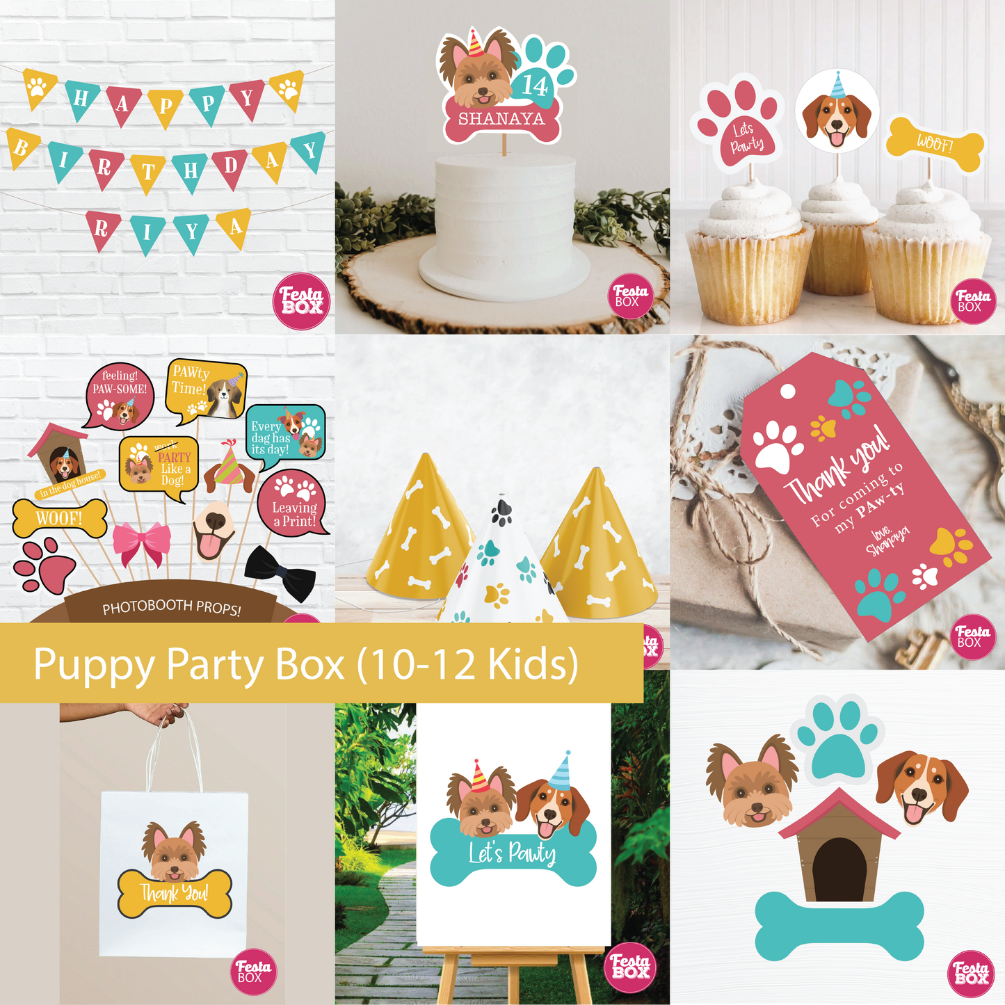 Birthday Party Box - Puppy Theme