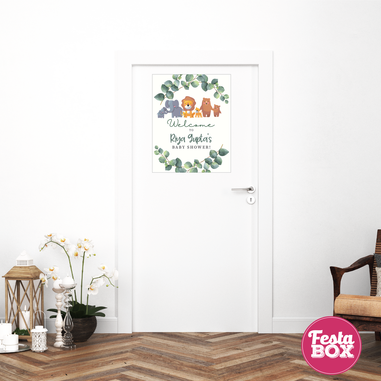 Welcome Sign for Baby Shower – Jungle Safari