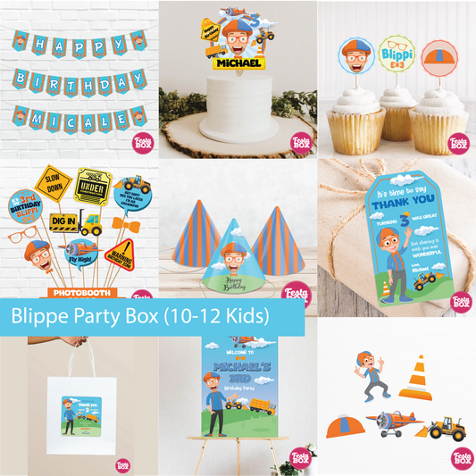 Birthday Party Box - Blippi Theme