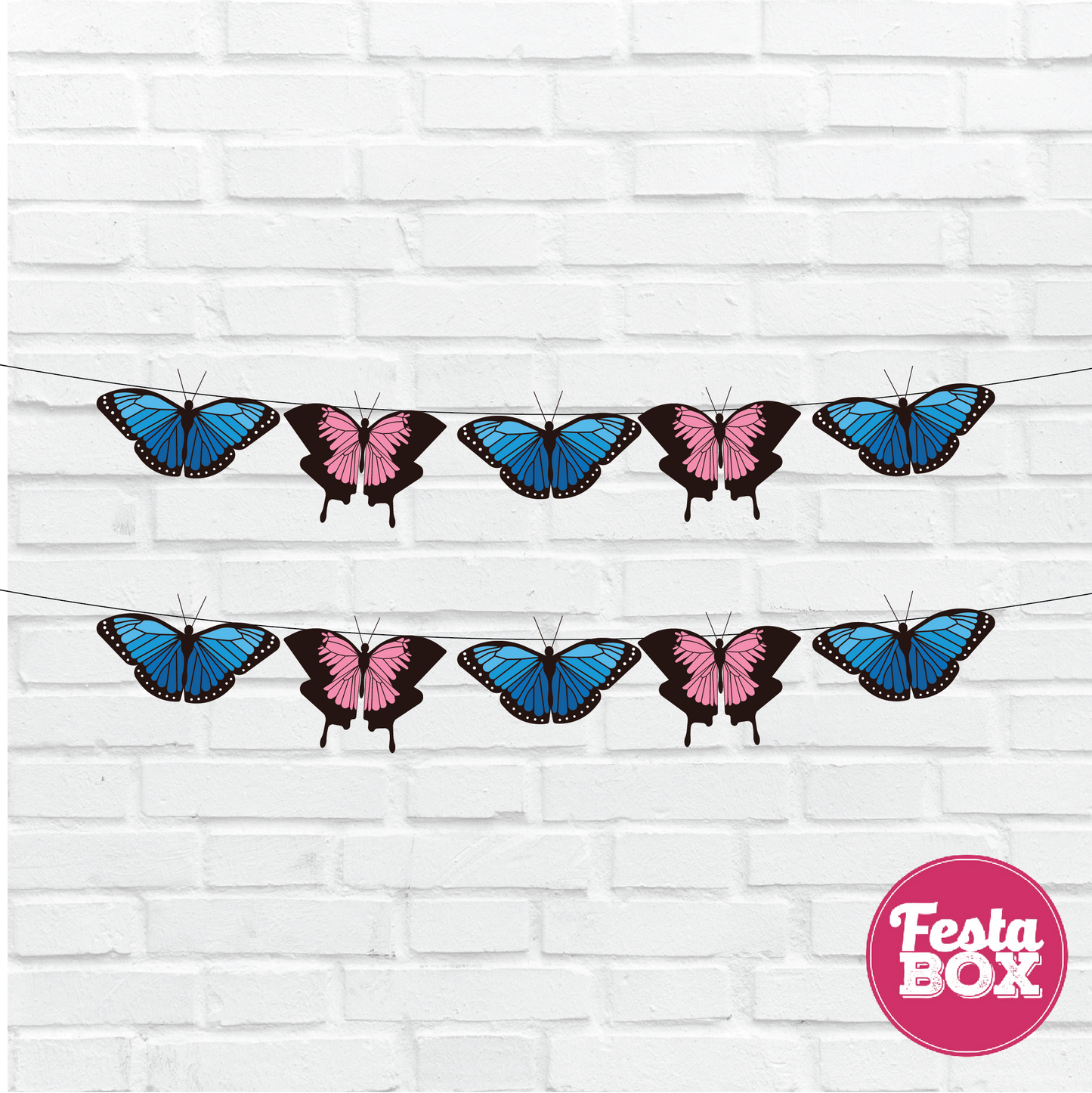Themed  cutout strings  - Butterfly Theme Option 3