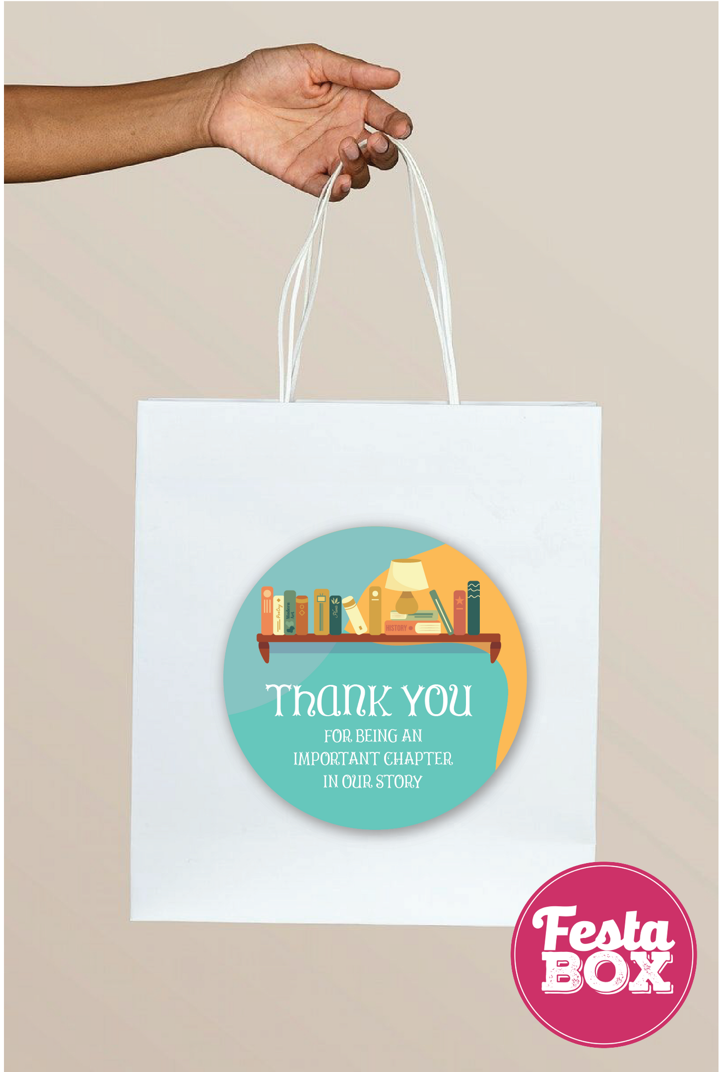 Return Gift Bags for Birthday Party - Book Theme - Option 2