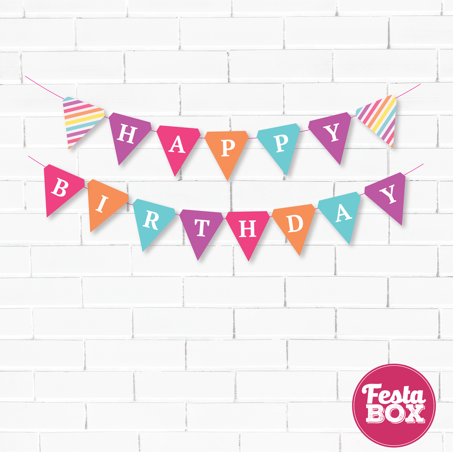 Background Banner for Birthday Party Decoration - Unicorn Theme