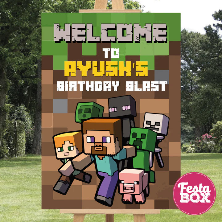 Birthday Party Box - Minecraft Theme