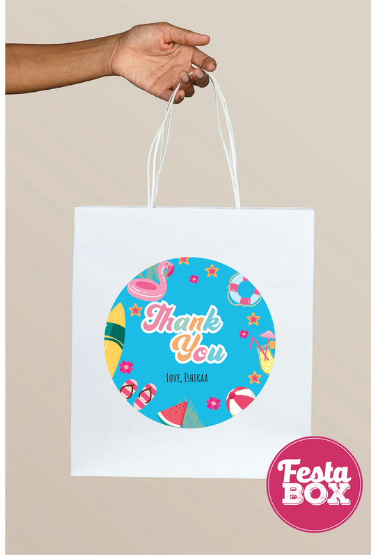 Return Gift Bags for Birthday Party - Beach Theme - Option 1