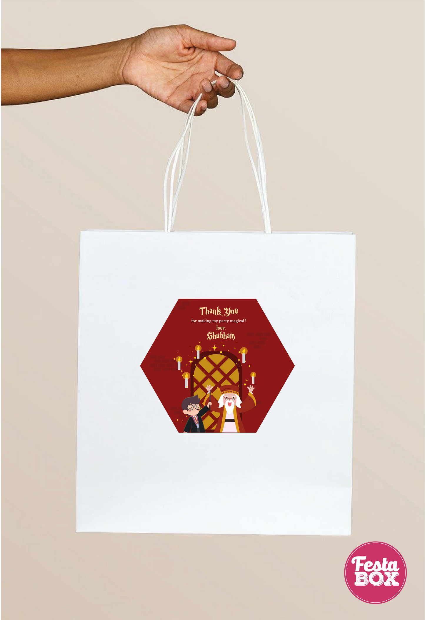 Return Gift Bags for Birthday Party -Harry Potter Theme - Option 1