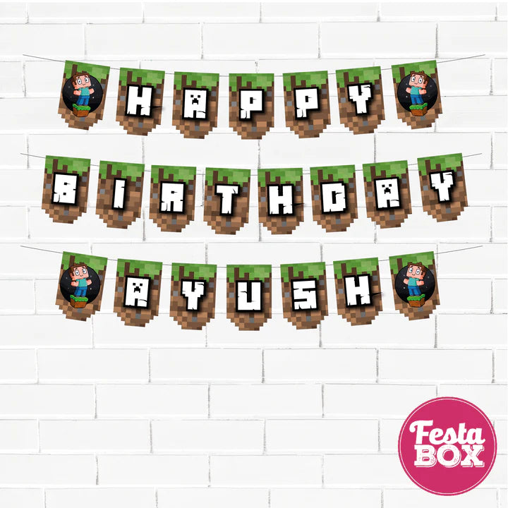 Birthday Party Box - Minecraft Theme