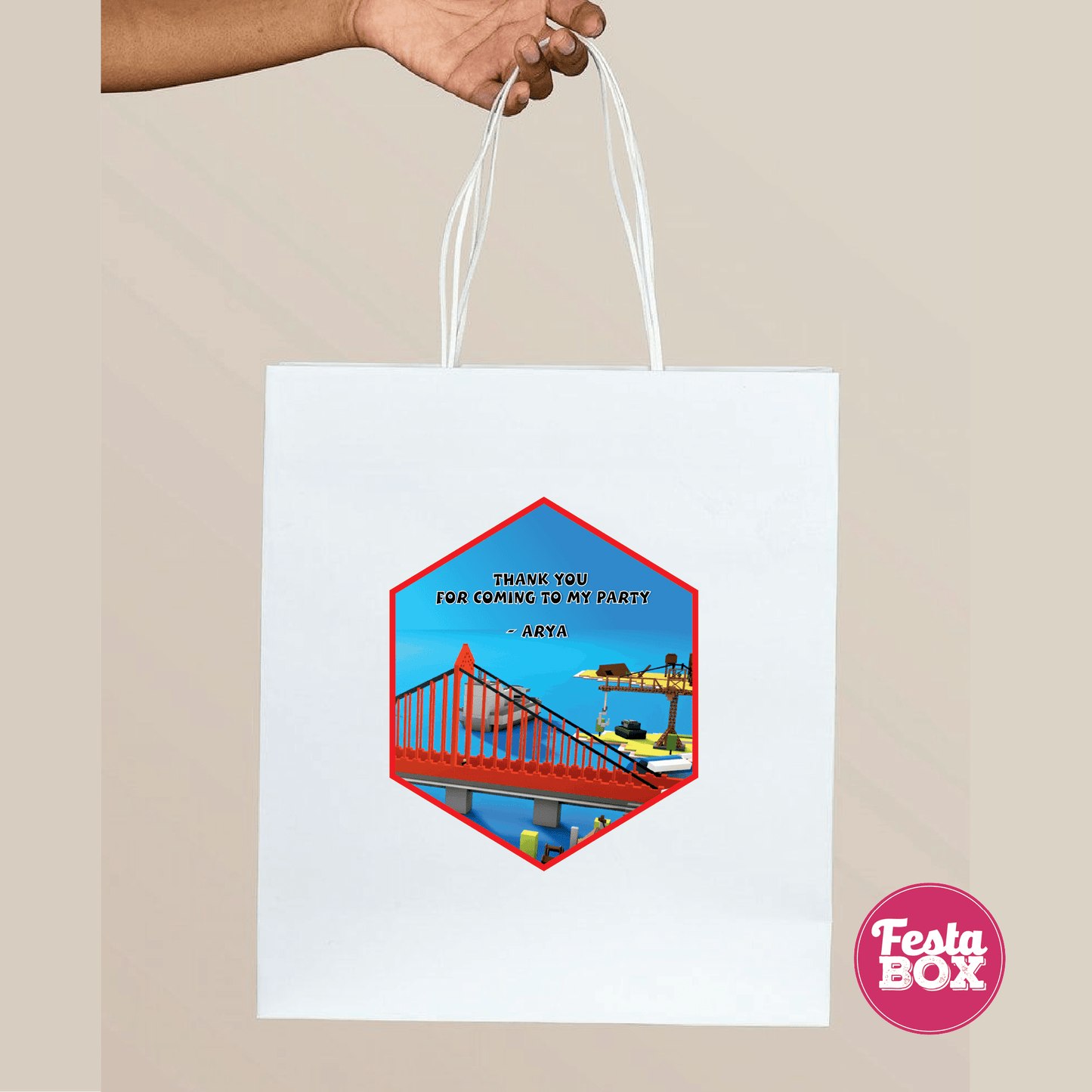 Return Gift Bags for Birthday Party - Roblox Theme
