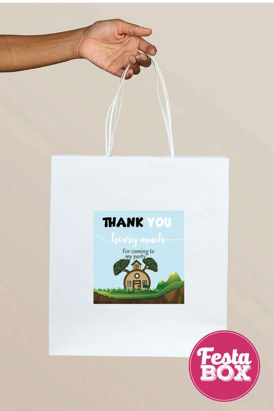 Return Gift Bags for Birthday Party - Masha and Bear Theme - Option 1
