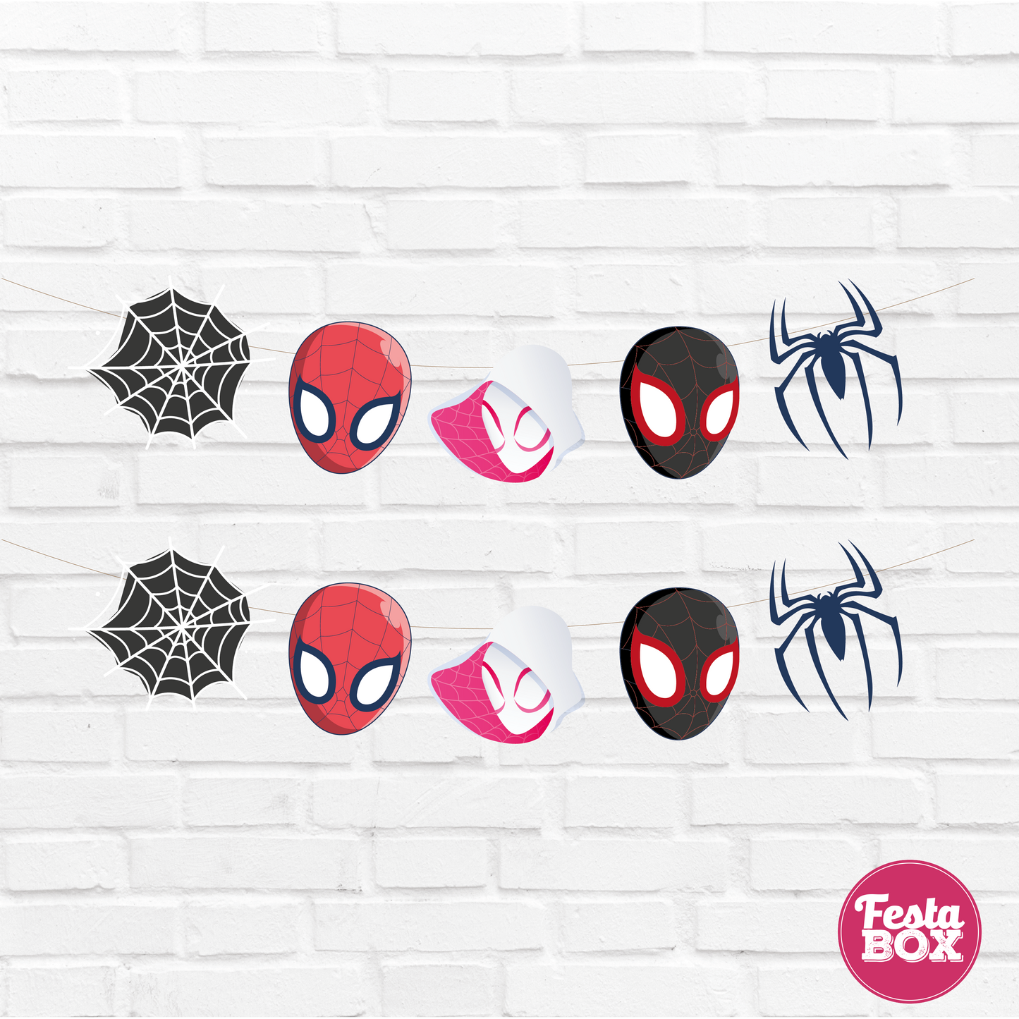banner cutout strings- Spiderman Theme