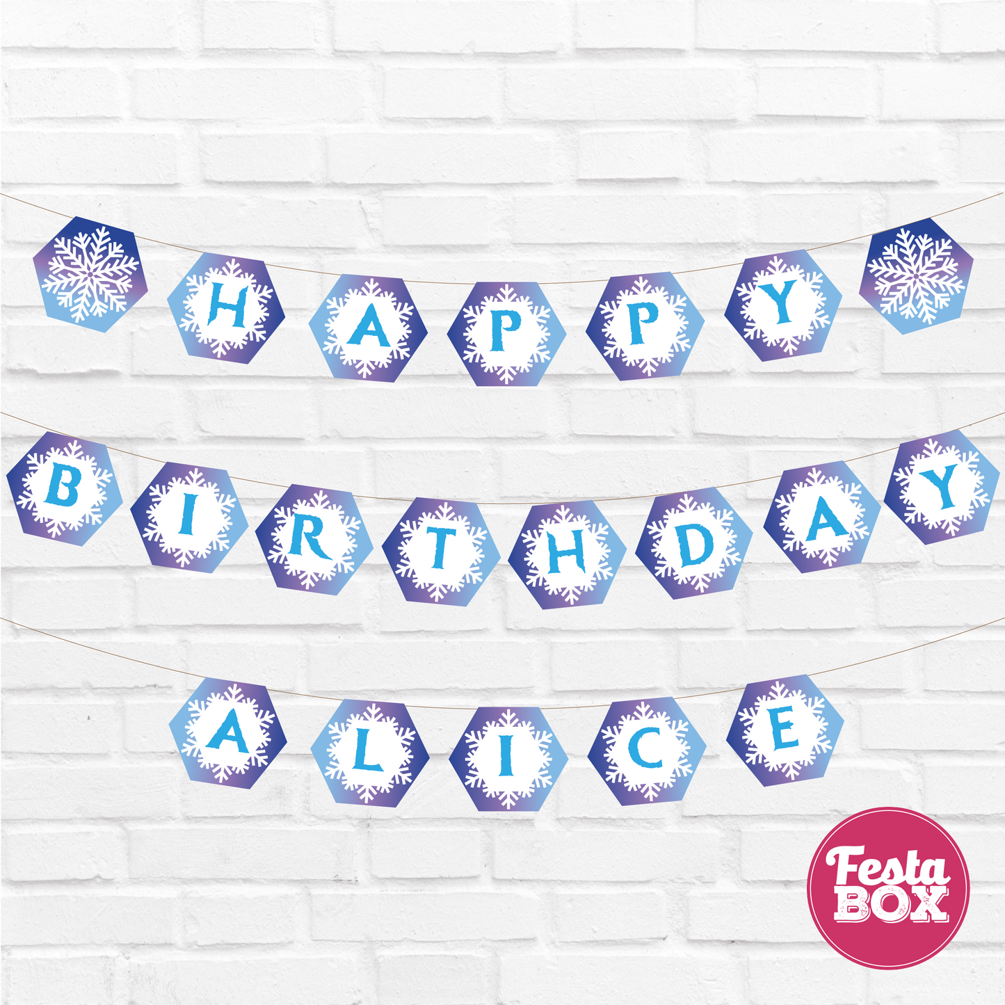 Birthday Party Box - Frozen Theme