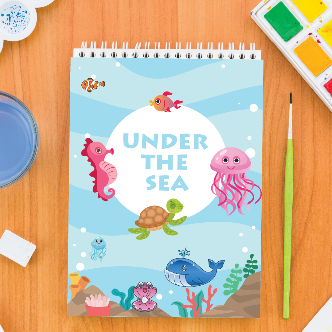 Return gifts - Drawing book - Under the Sea theme Birthday Party