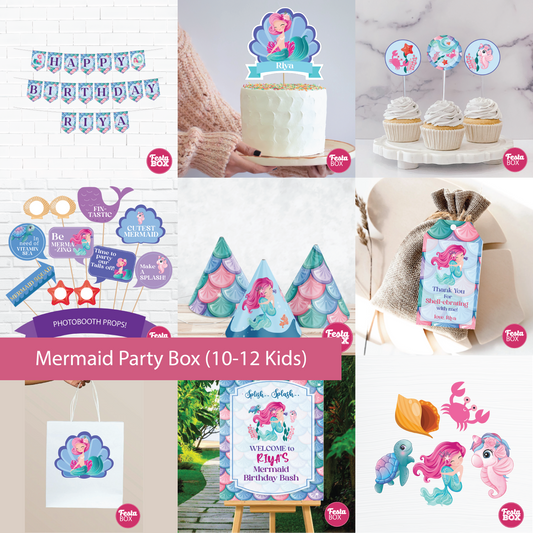 Birthday Party Box - Mermaid Theme