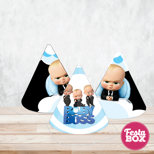 Birthday Celebration Caps - Boss Baby Theme (Set of 6) - Assorted