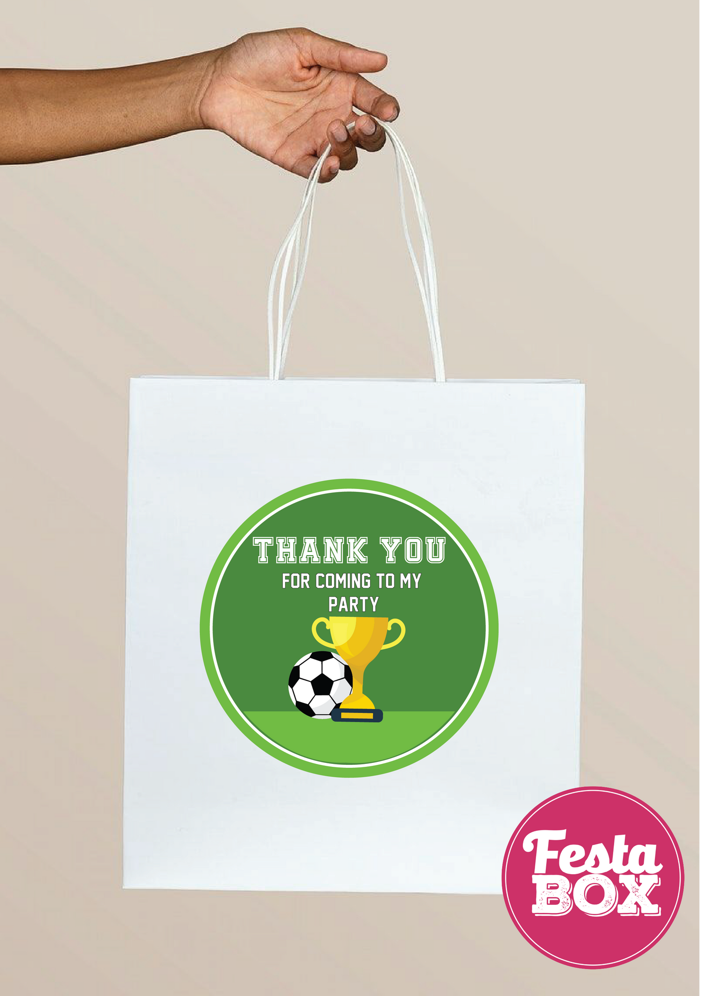 Return Gift Bags for Birthday Party - Football Theme - Option 2