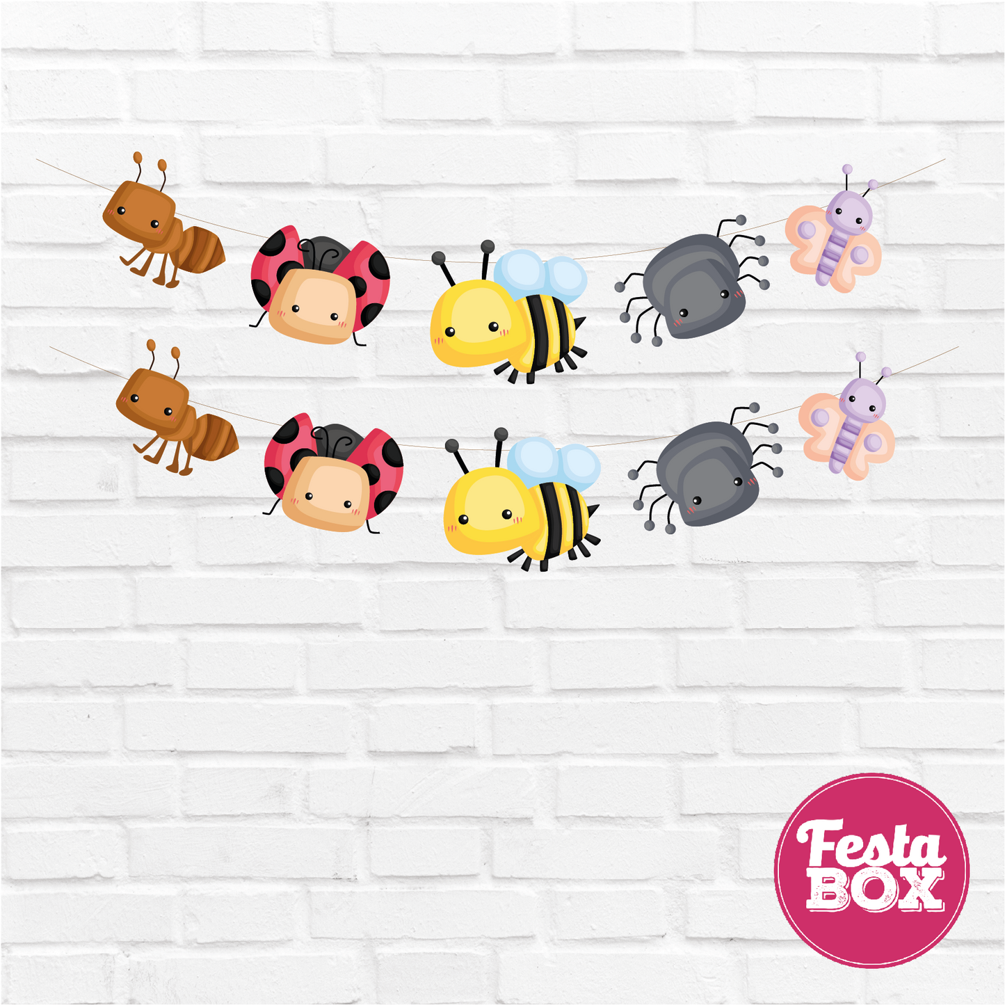 Themed cutout strings - Bugs Theme Option 3