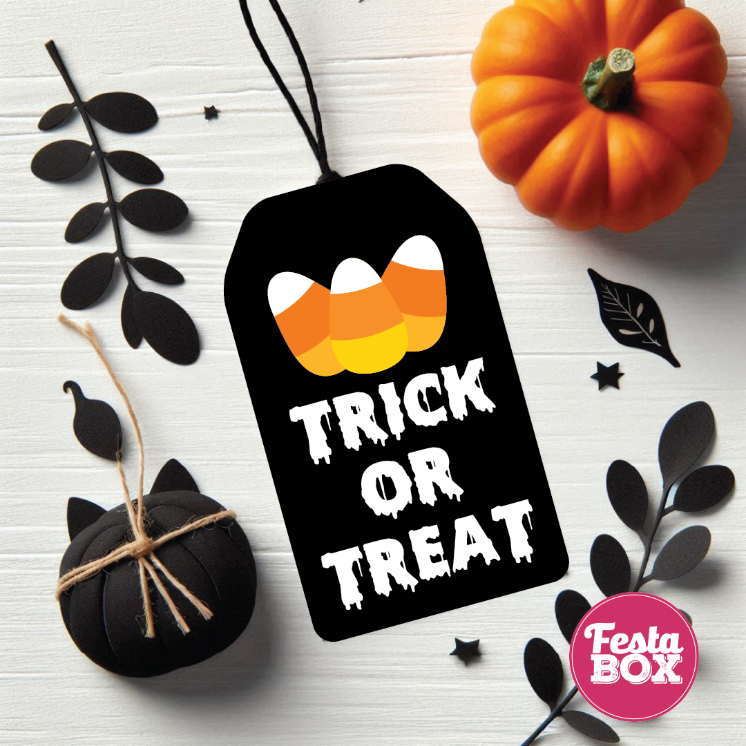 Gift Tags for Halloween Party - Halloween Theme by Festabox (Set of 6) - Option 2