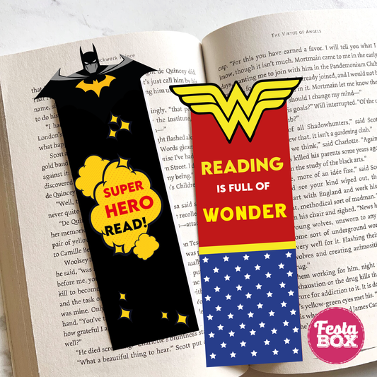 Bookmarks – Return Gifts for Birthday Party - Avengers Theme (