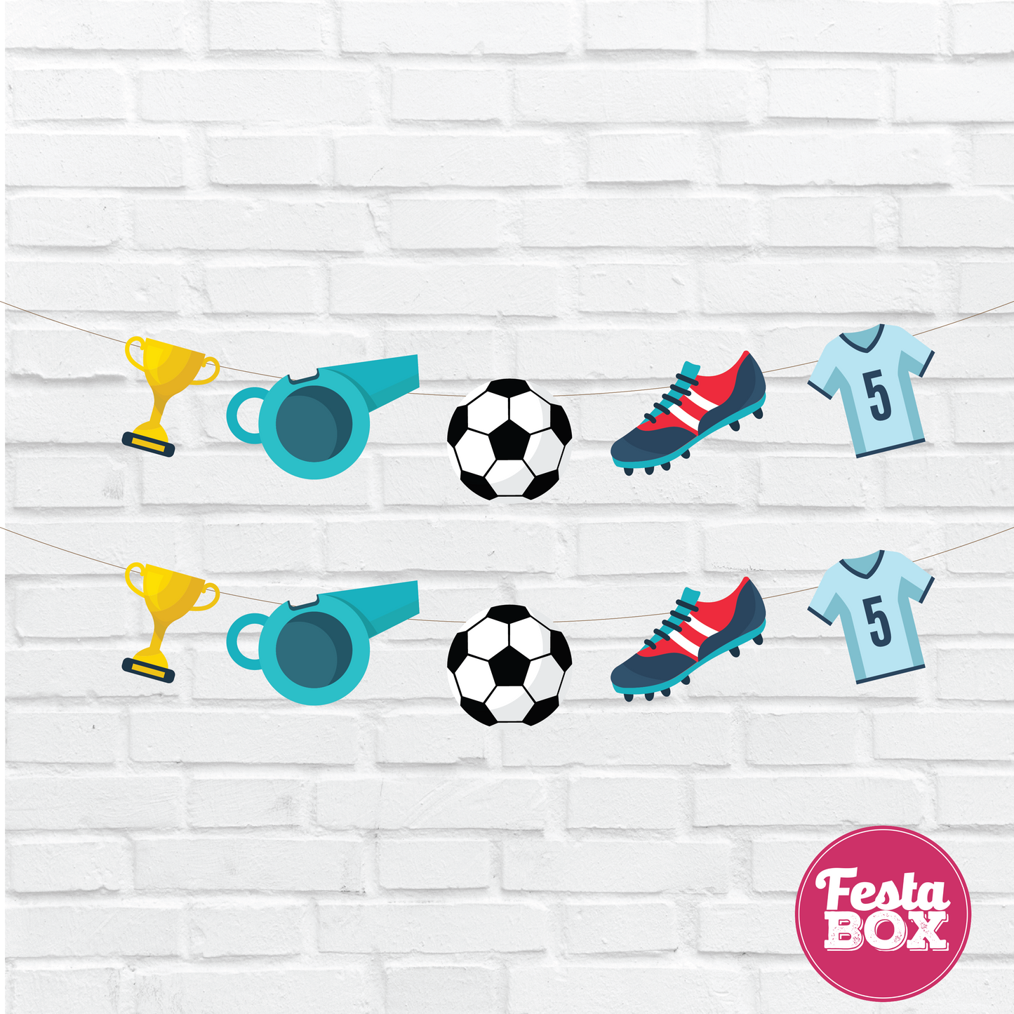 Football Theme cut out strings