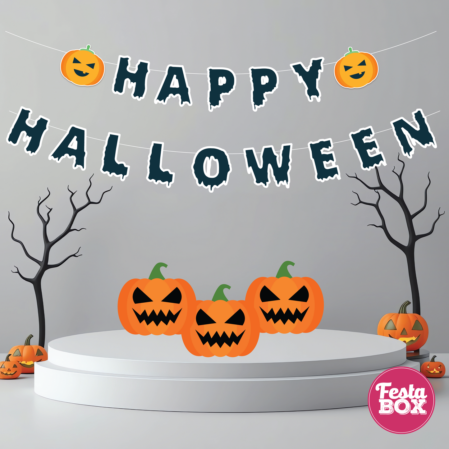 Background Banner for Halloween Party - Halloween Theme by Festabox - Option 3