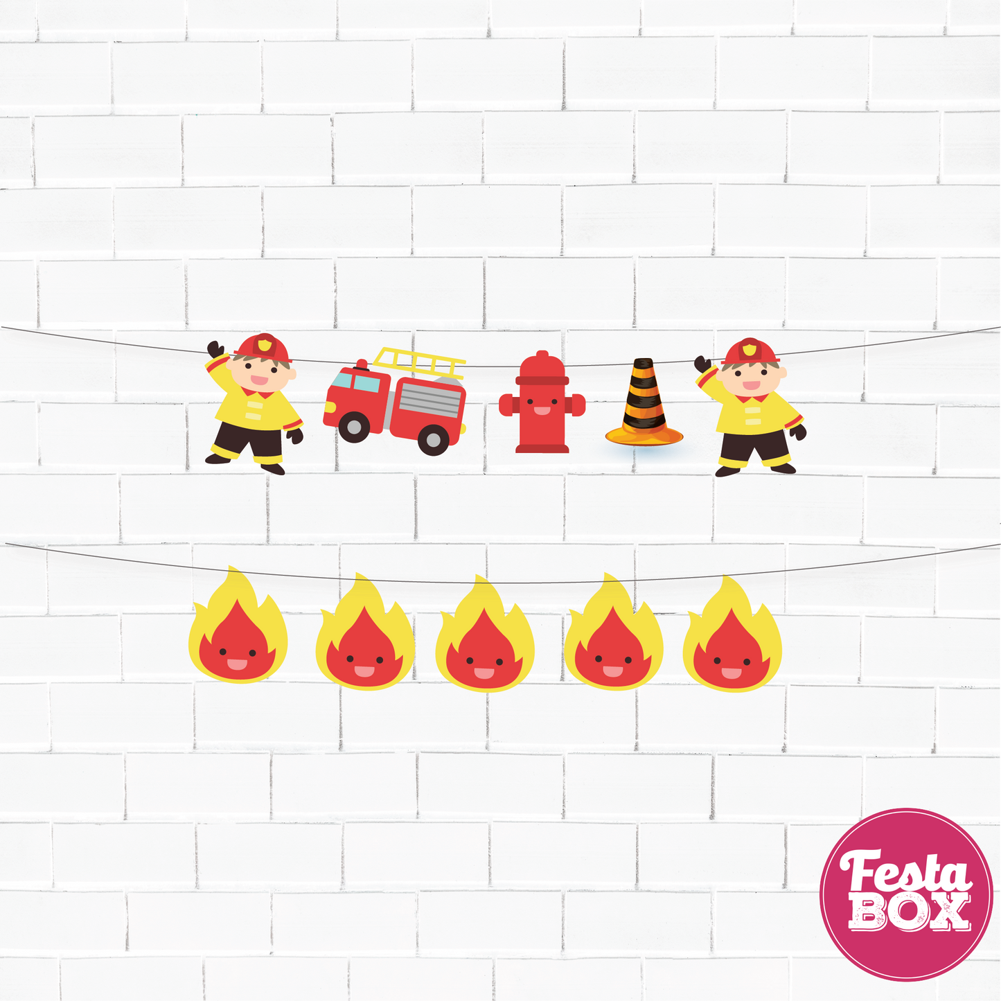 Firetruck Theme with cut out strings
