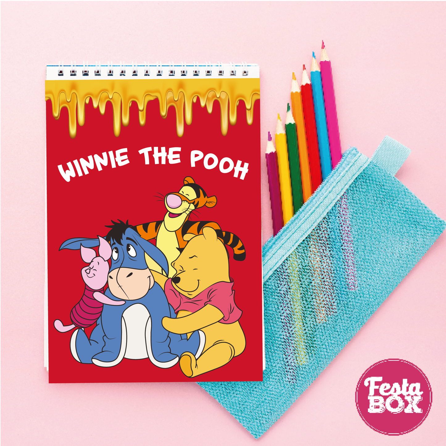 Drawing Book - Return Gifts for Birthday Party - Winnie The Pooh Theme