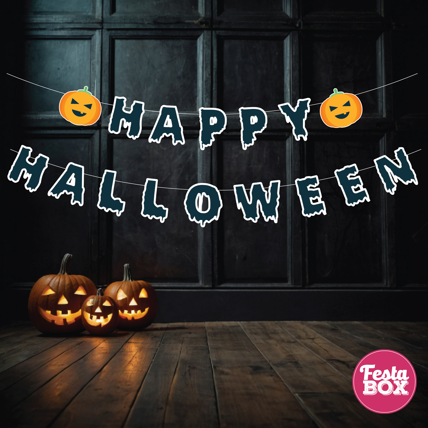 Background Banner for Halloween Party - Halloween Theme by Festabox - Option 3