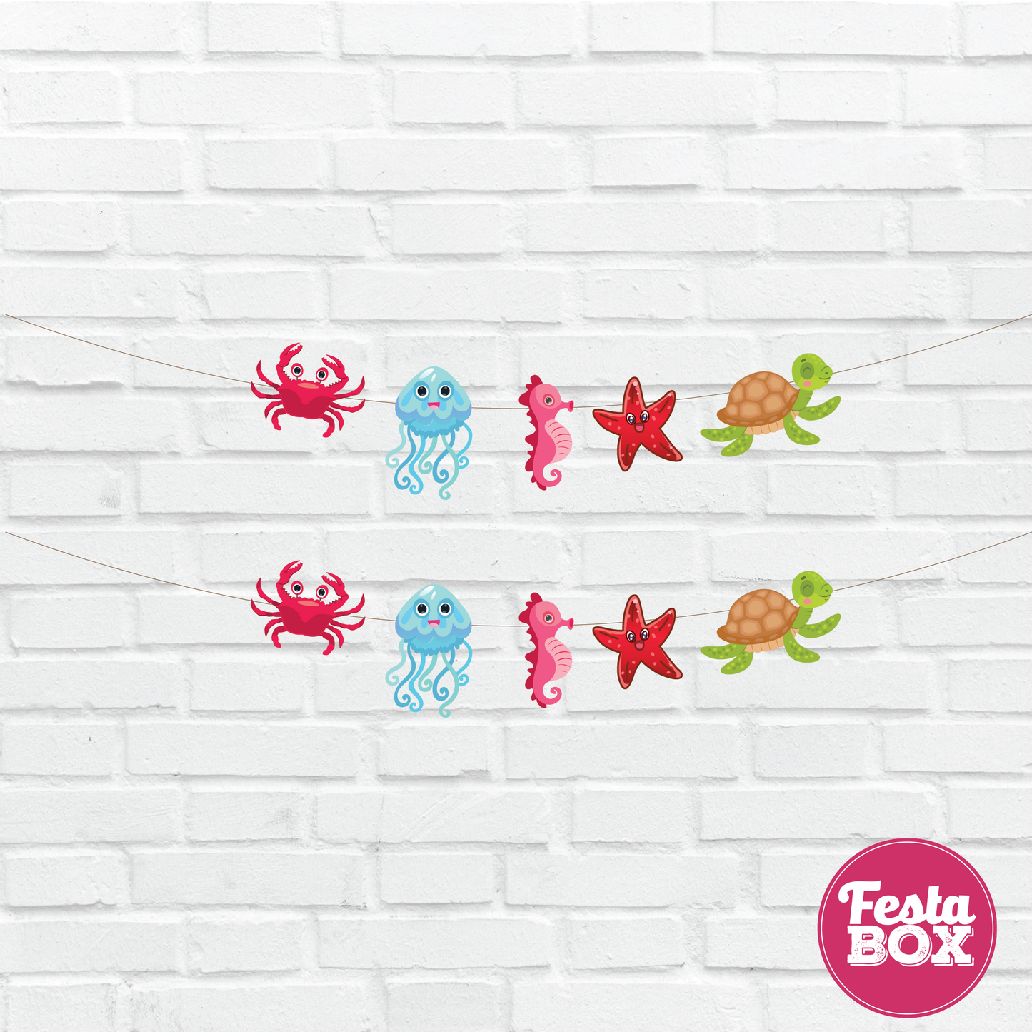 Themed cutout strings - Under the Sea Theme - Option 2