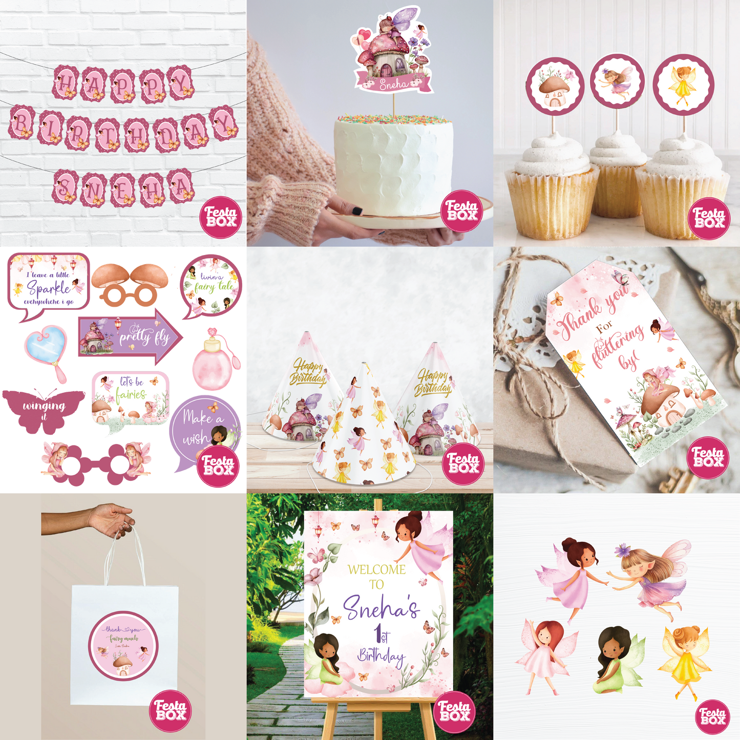 Birthday Party Box - Fairy Theme
