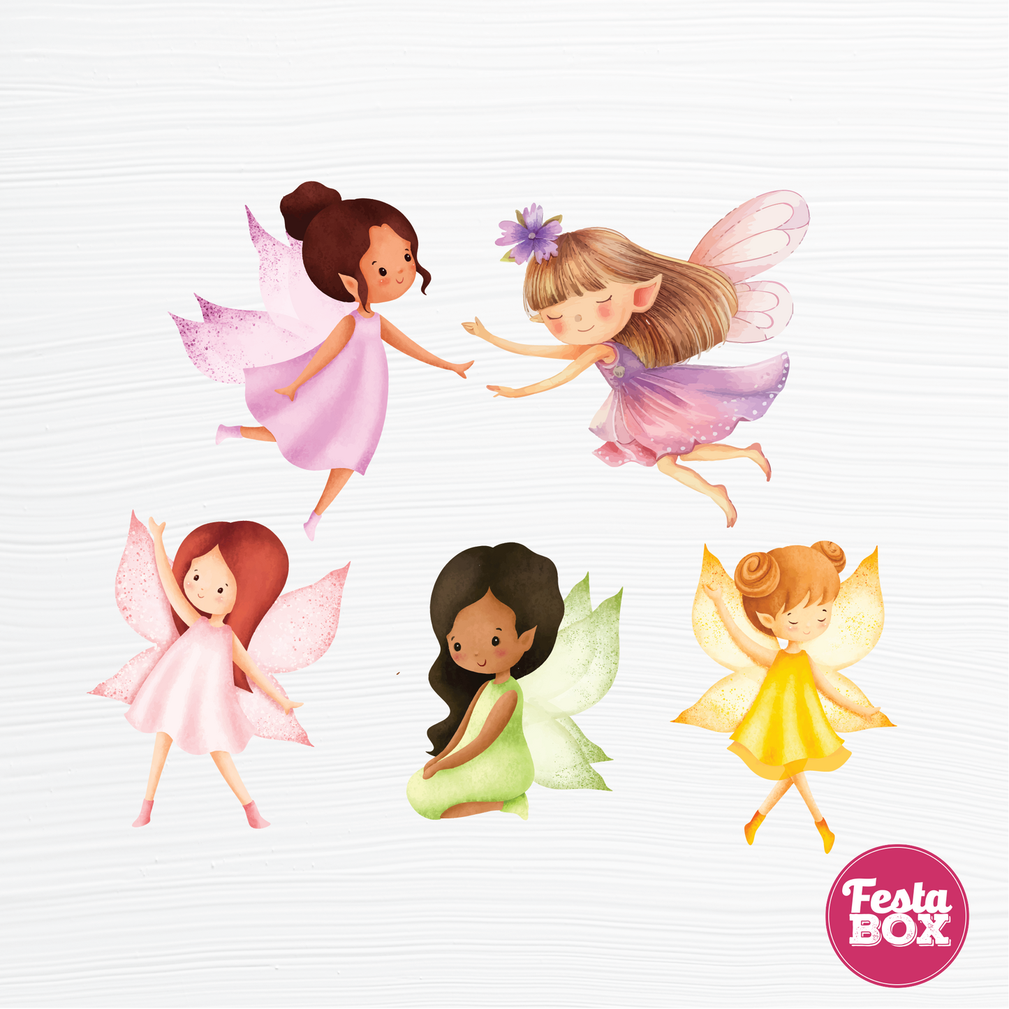 Birthday party cutouts - Fairy Theme