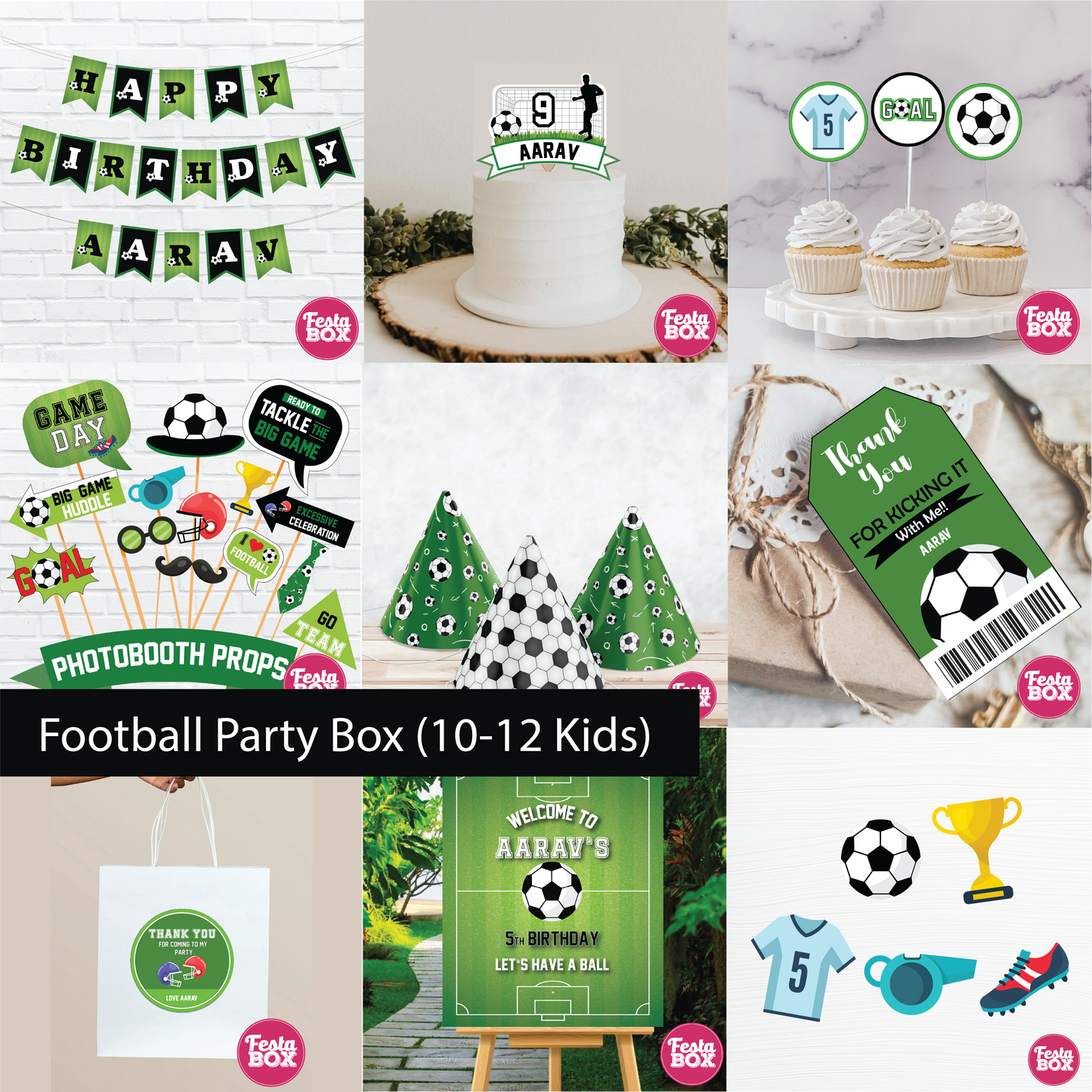 Birthday Party Box - Football Theme