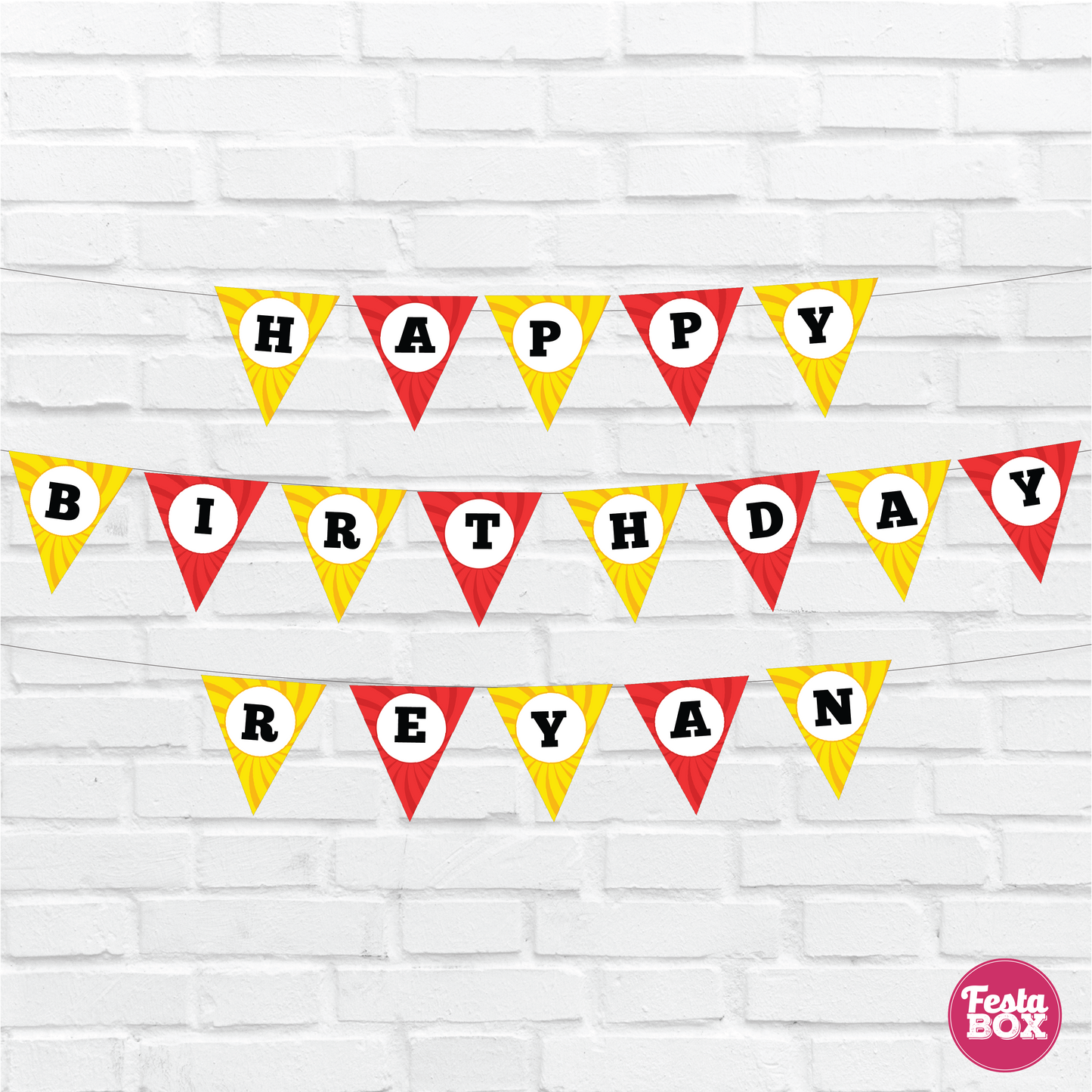 Happy birthday banner with name - Superhero Theme - Option 2