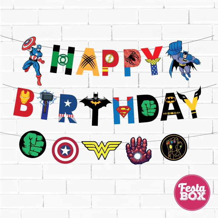 Birthday Party Box - Avengers Theme