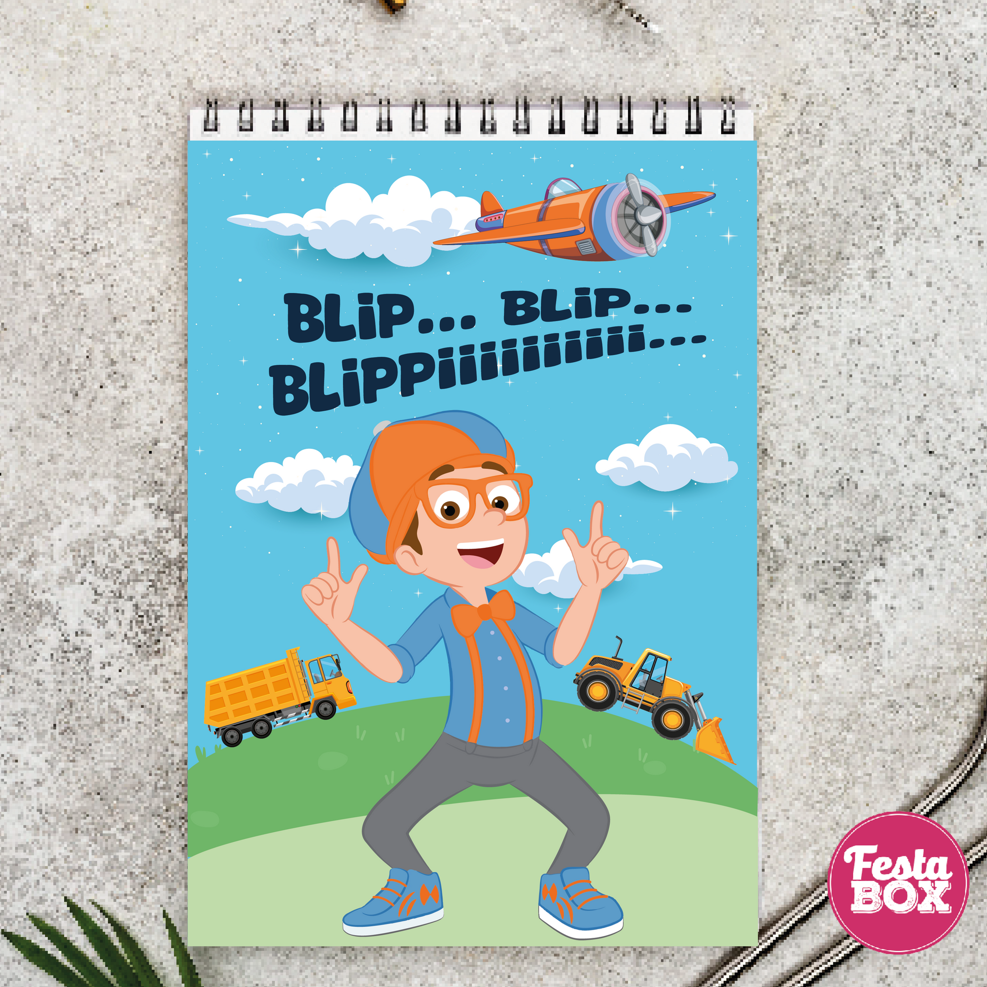 Drawing Book - Return Gifts for Birthday Party - Blippi Theme