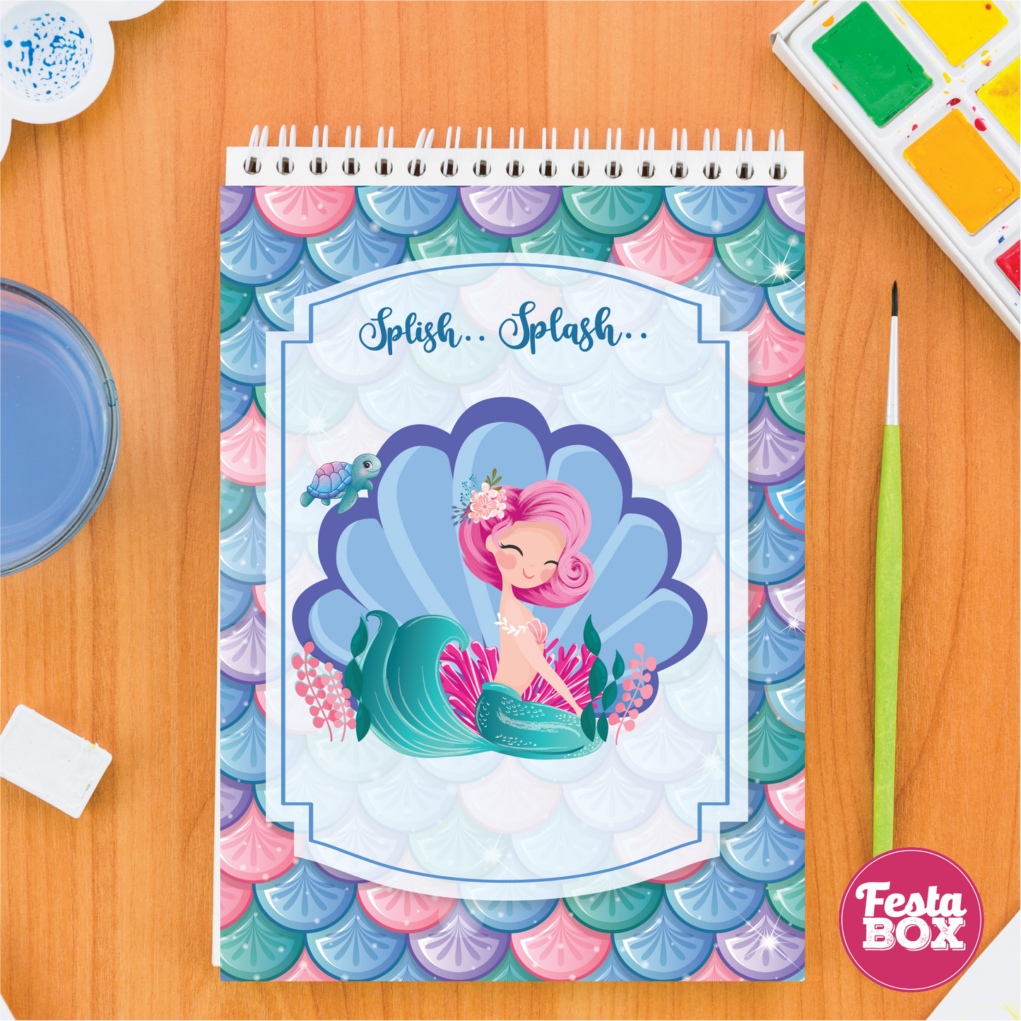 Return gifts - Drawing book - Mermaid theme Birthday Party