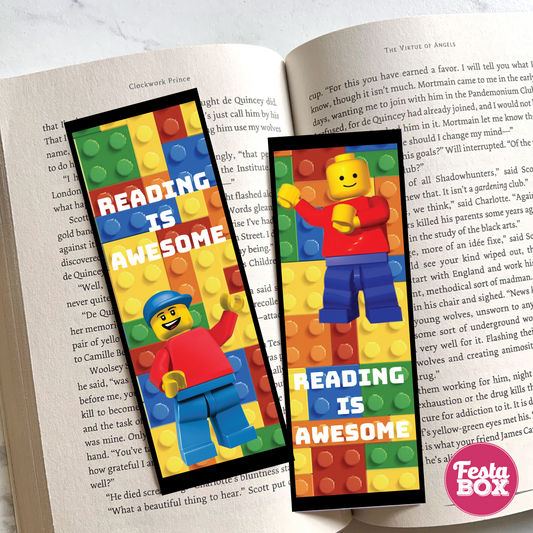 Bookmark – Lego Birthday Party