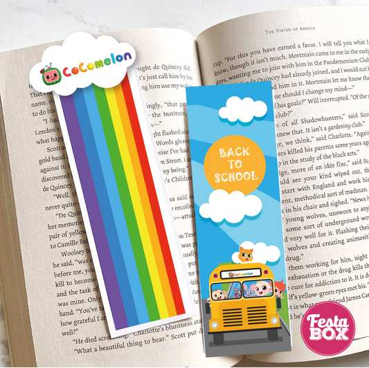 Bookmarks - Return Gifts for Birthday Party - Cocomelon Theme (Set of 6 Pairs)
