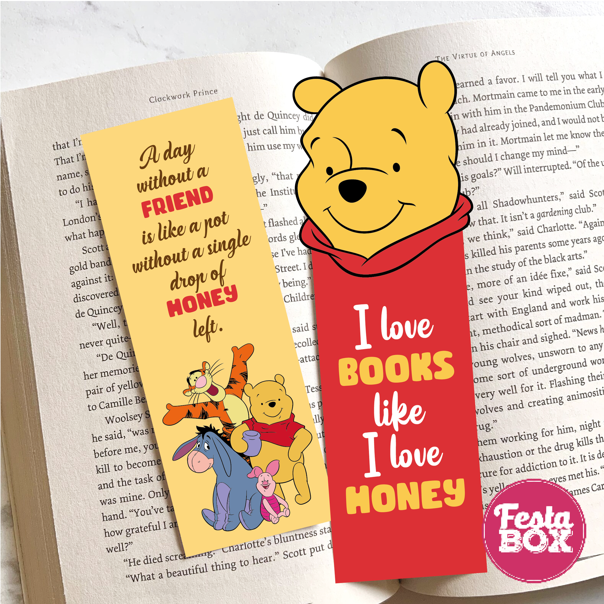 Bookmarks – Return Gifts for Birthday Party - Winnie The Pooh Theme