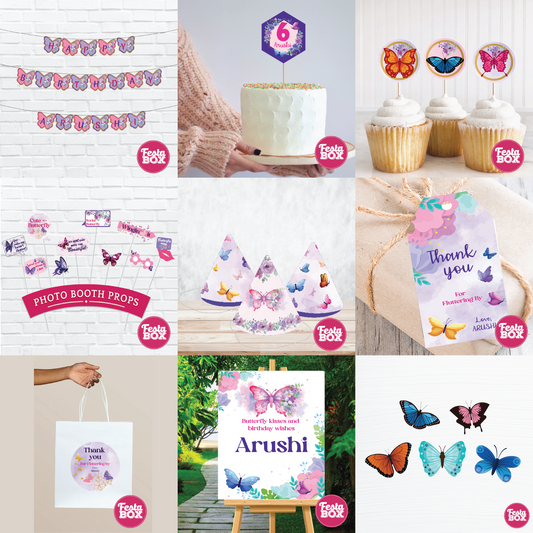 Birthday Party Box - Butterfly Theme