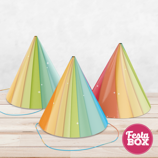Birthday Party Caps - Cocomelon Theme (Set of 6) - Option 2