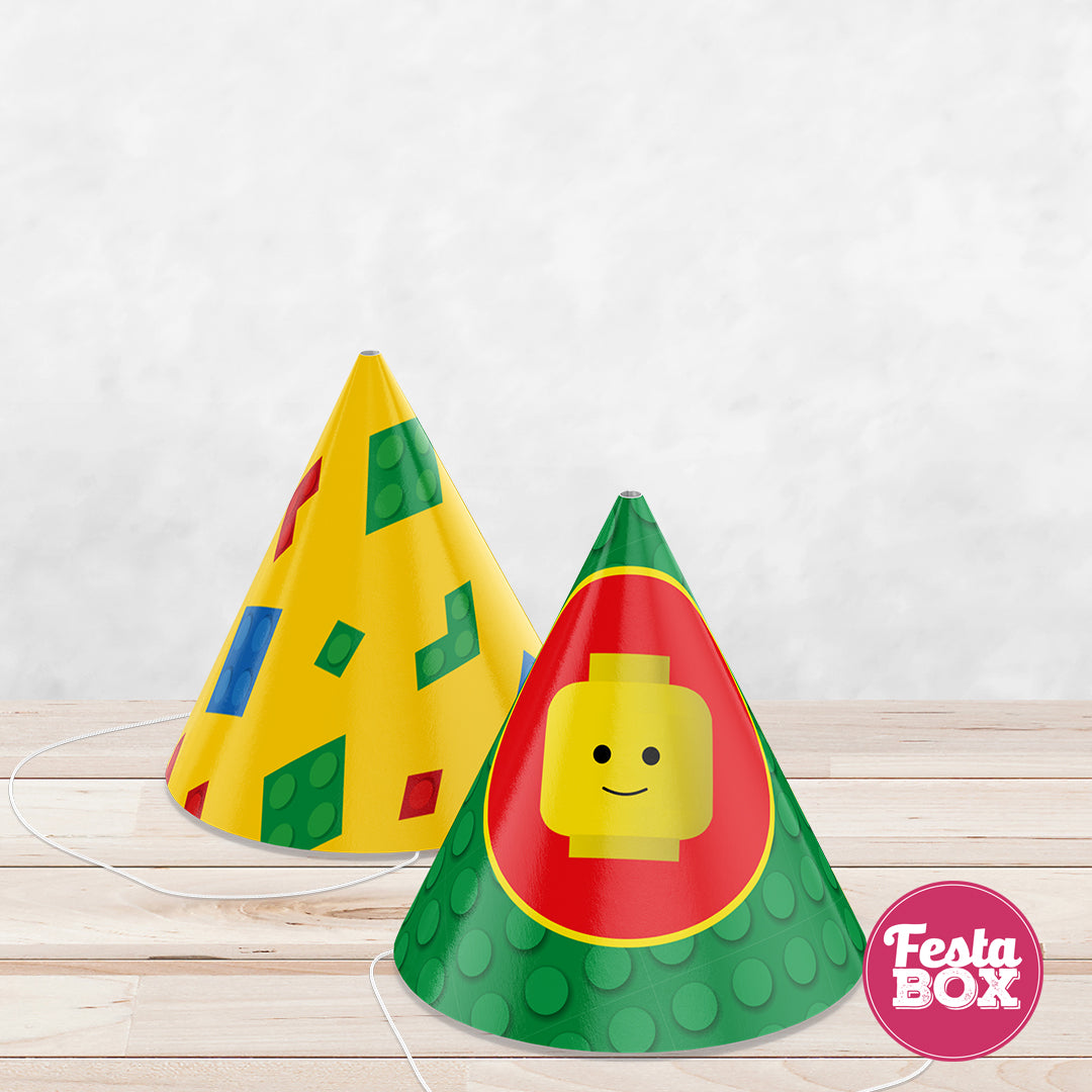 Birthday Celebration Caps - Lego Theme