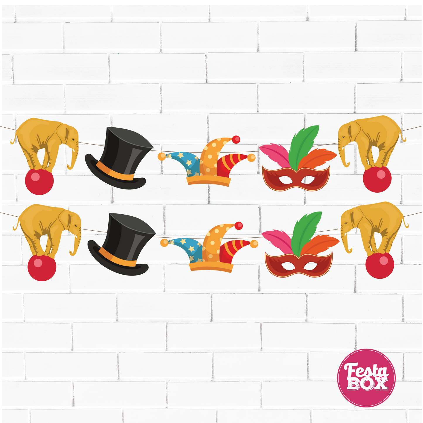 Theme Cutout Strings of Carnival Theme by Festabox