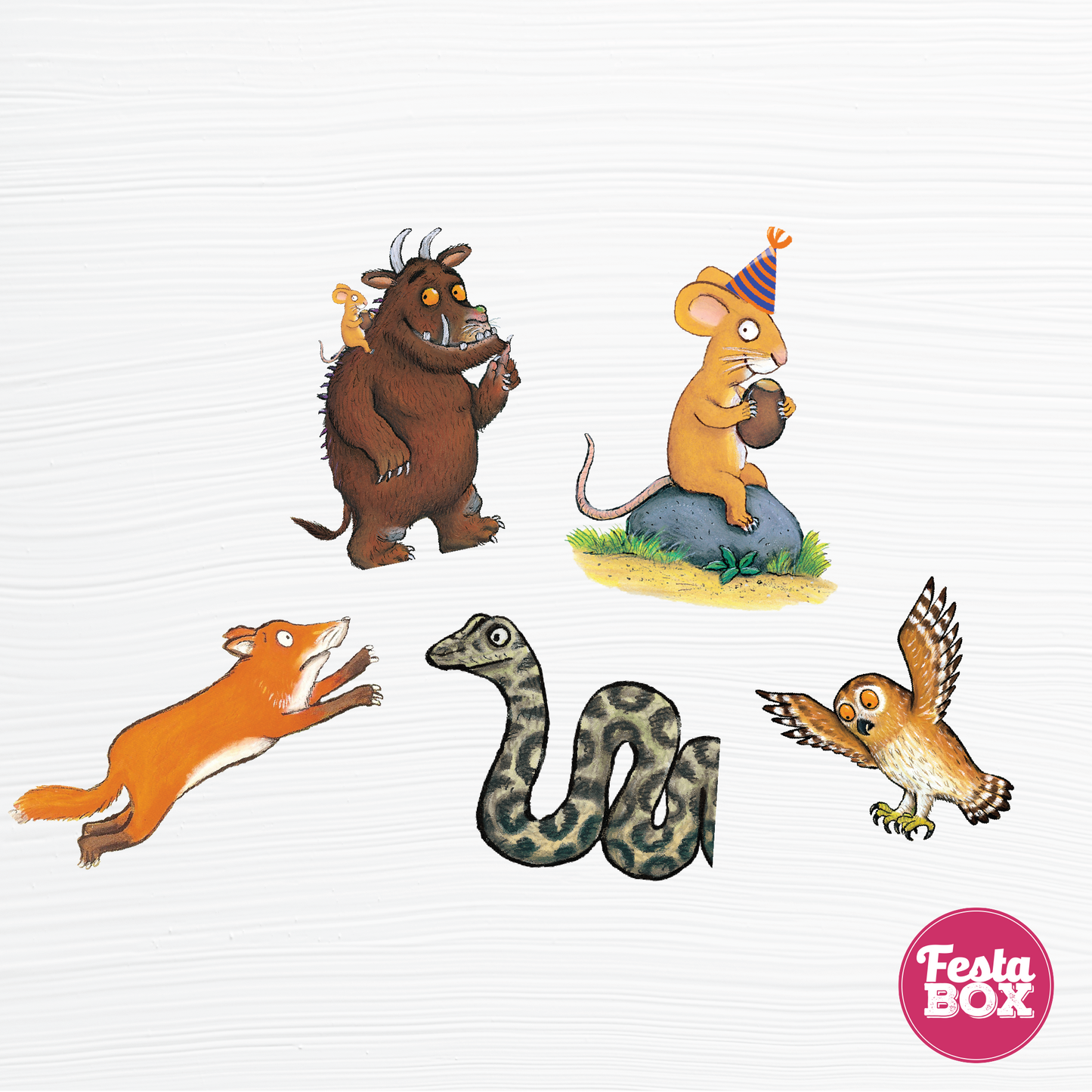 Birthday party cutouts - Gruffalo Theme