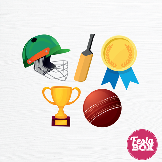 Birthday party cutouts - Cricket Theme