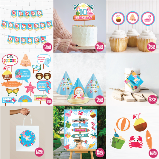 Birthday Party Box - Beach Theme