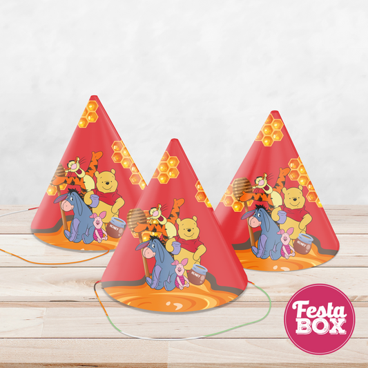 Birthday Celebration Caps - Winnie the Pooh Theme - Option 1