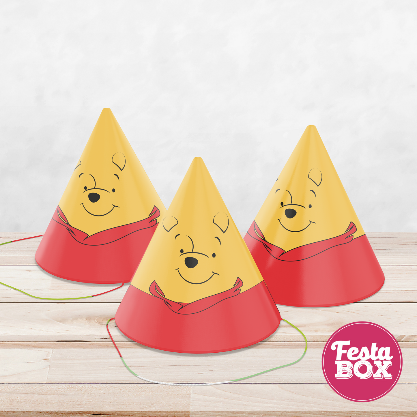 Birthday Celebration Caps - Winnie the Pooh Theme - Option 2