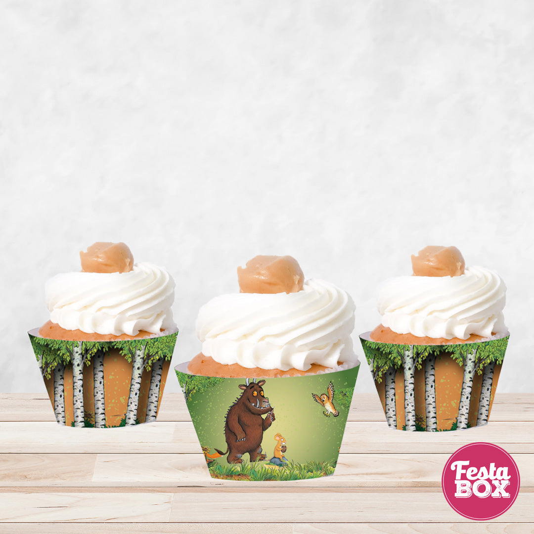 Cupcake Wrappers for Birthday Party Decoration - Gruffalo Theme (Set of 6) - Assorted