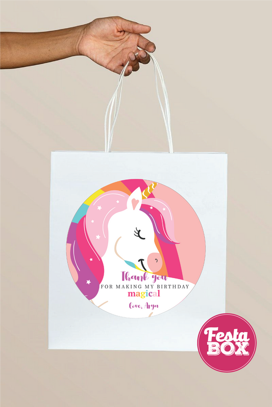 Return Gift Bags for the Birthday Party Unicorn Theme by Festabox