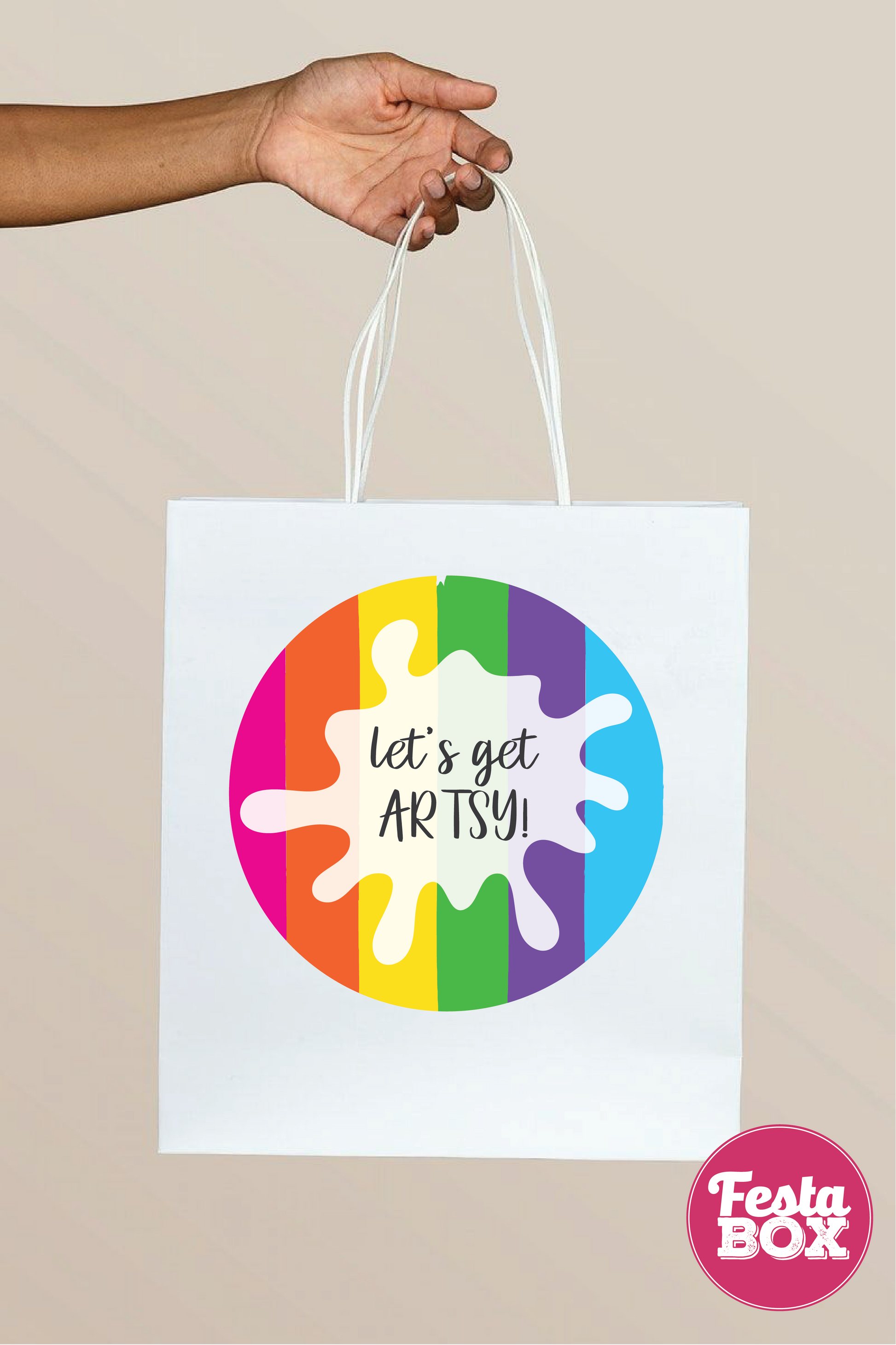 Return Gift Bags  – Arts Theme by Festabox (Set of 6)